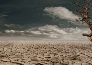 dry land without water